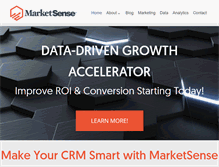 Tablet Screenshot of marketsense.com